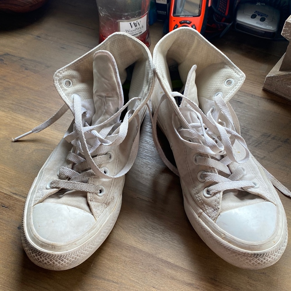 Converse high top Chuck Taylor II with Nike Lunarlon